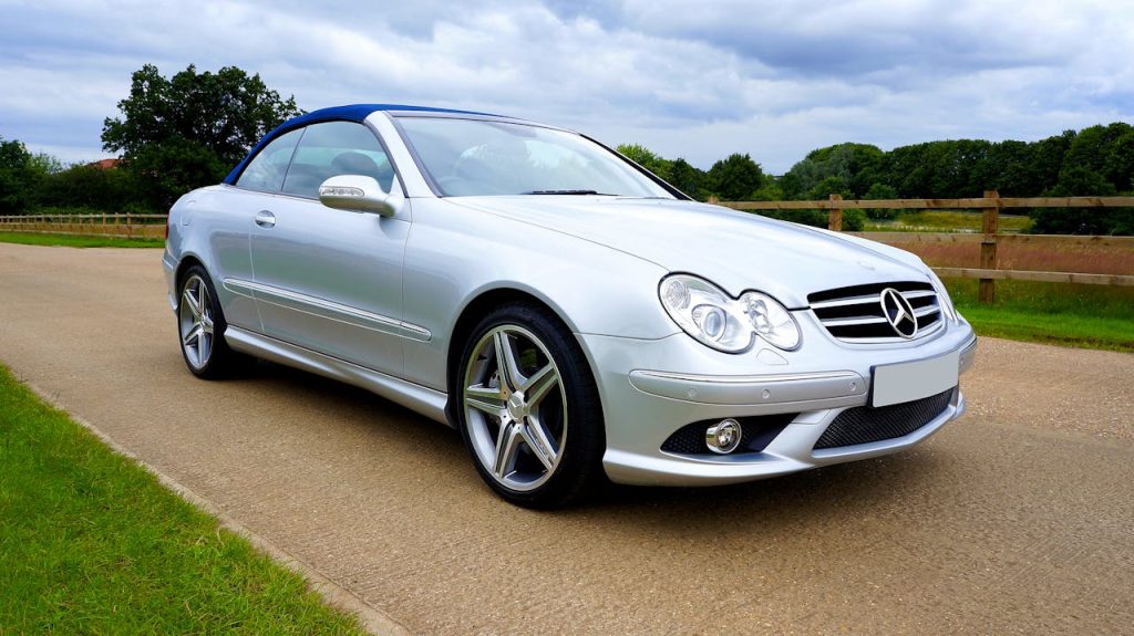 Naprawa dachu Mercedes CLK